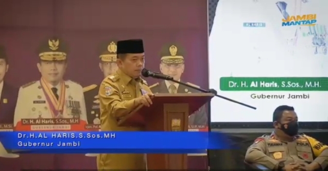 Al Haris Pimpin Rakor Forkopimda Se Provinsi Jambi