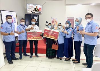 Wow, Nasabah Bank Jambi Kantor Cabang Utama Ketiban Rejeki Hadiah Tabungan Senilai Rp 50 Juta