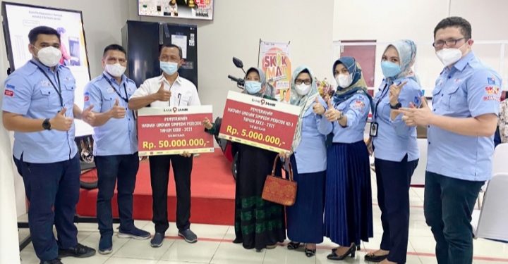 Wow, Nasabah Bank Jambi Kantor Cabang Utama Ketiban Rejeki Hadiah Tabungan Senilai Rp 50 Juta