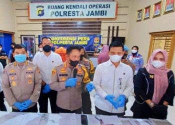 Polisi di Jambi Ringkus Empat Tersangka Kasus Perdagangan Anak Dibawah Umur