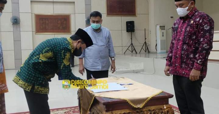 Sekda Budhi Hartono Lantik Pejabat Lingkup Pemkab Muarojambi