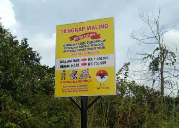 Viral, Warga Jaluko Gelar Sayembara Tangkap Maling Berhadiah Jutaan Rupiah 