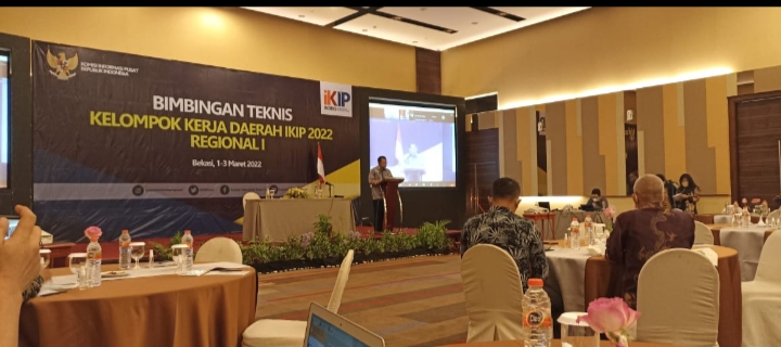 Komisi Informasi Jambi ikuti Bimtek Pokja Daerah IKIP 2022 Regional I di Bekasi