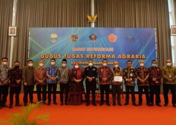 Bupati Hadiri Rakor Gugus Tugas Reforma Agraria Kabupaten Muaro Jambi Tahun 2022
