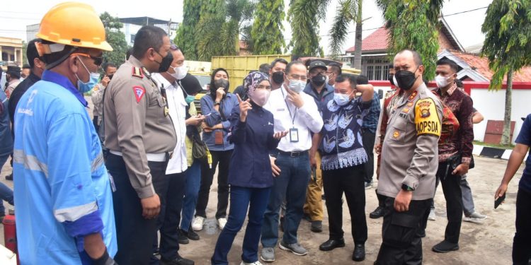 Kapolda Dampingi Gubernur Jambi Sambut Kunjungan Dirut Pertamina