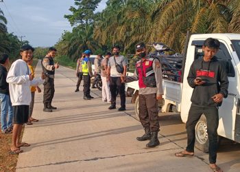 Balapan Liar Saat Ngabuburit,Belasan Sepeda Motor Dirazia Polsek Sungai Gelam