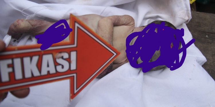 Geger, Penemuan Mayat Bayi di Senaung