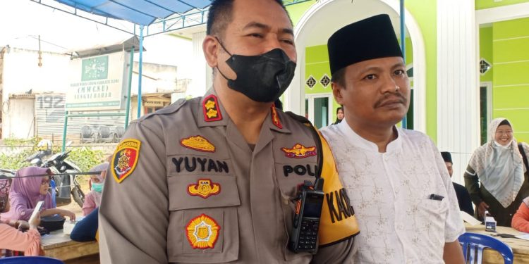 Kapolres Muarojambi Tinjau Program Gerakan Satu Juta Vaksinasi di Sungaibahar