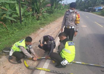 Antisipasi Kecelakaan Saat Arus Mudik, Polisi Pasang Tanda Kejut dan Himbauan