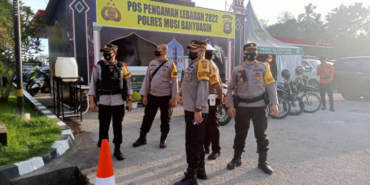 Antisipasi Kemacetan Pemudik, Kapolres Muarojambi Berkoordinasi dengan Pospam Polres Musi Banyuasin