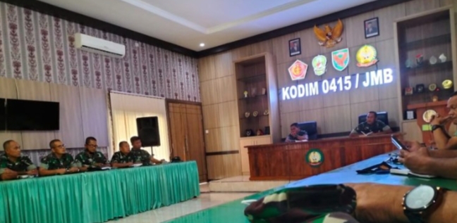 Kol Inf Marsal Denny Beri Arahan Perdana ke Perwira dijajaran Kodim 0415