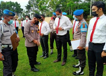 Cegah Pelanggaran Anggota, Waka Polres Cek Senjata Api