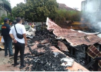 Gedung SD Negeri 164 Kota Jambi Hangus Terbakar