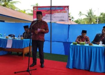 Sekda Budi Hartono Hadiri Pilkades PAW Desa Solok 