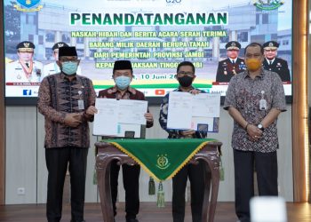 Al Haris : Hibah Tanah Wujud Dukungan Pemprov Kepada Kejaksaan