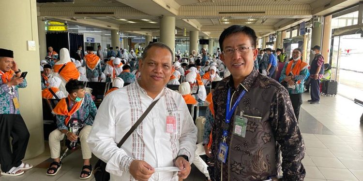 453 Jama’ah Haji Kloter Pertama Asal Jambi Tiba di Hang Nadim Batam 