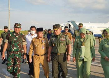 Gubernur Al Haris Sambut Kedatangan KSAD Jenderal TNI Dudung di Jambi 