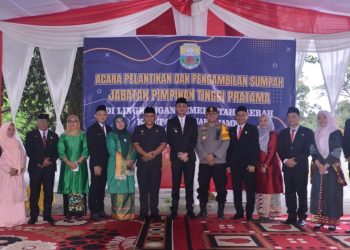 Bachyuni Deliansyah Lantik Pejabat Tinggi Pratama di Candi Muaro Jambi 