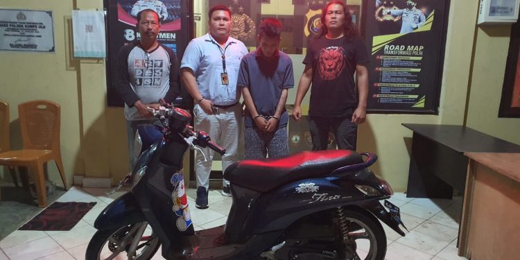 Larikan Motor,  Warga Lingkar Selatan Diciduk Unit Reskrim Polsek Kumpeh Ulu