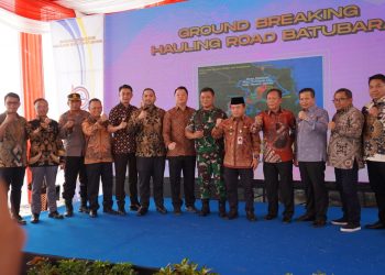 Gubernur Jambi Lakukan Peletakan Batu Pertama Jalan Khusus Angkutan Batubara 