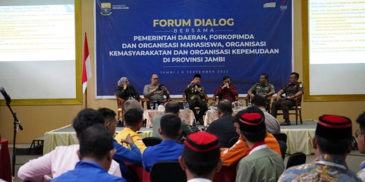 Gubernur Al Haris Ajak Mahasiswa dan Ormas Diskusi Kenaikan BBM dan Inflasi