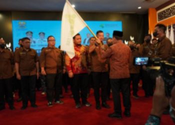Dirut Bank Jambi Dikukuhkan Sebagai Ketua Forum TJSLBU/CSR Provinsi Jambi 