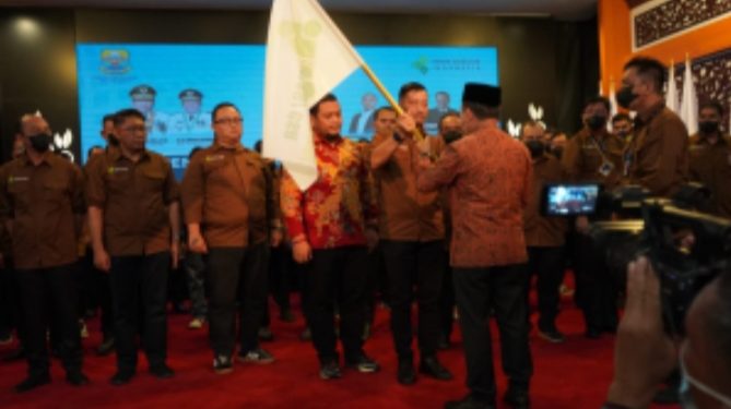 Dirut Bank Jambi Dikukuhkan Sebagai Ketua Forum TJSLBU/CSR Provinsi Jambi