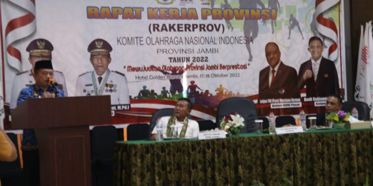 Al Haris Minta KONI Jambi Persiapkan Diri Hadapi Event 2023