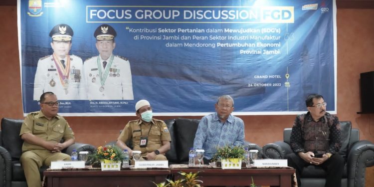 Pemprov Jambi Dorong Pertumbuhan Ekonomi Melalui Peran Sektor Pertanian dan Industri Manufaktur