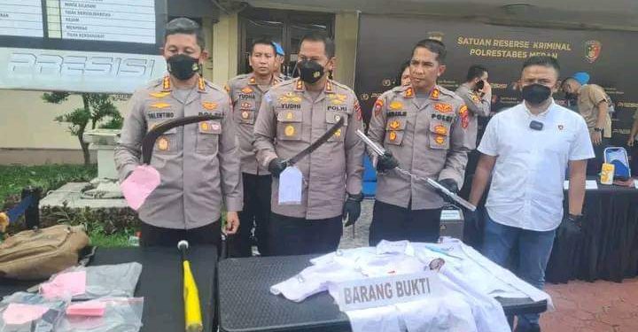 Polisi Tangkap 5 Tersangka Kasus Tawuran yang Menewaskan Pelajar SMK di SPBU Medan 