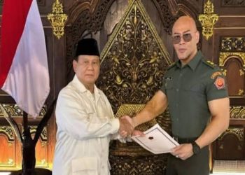 Deddy Corbuzier Menerima Pangkat Letnan Kolonel Tituler Angkatan Darat
