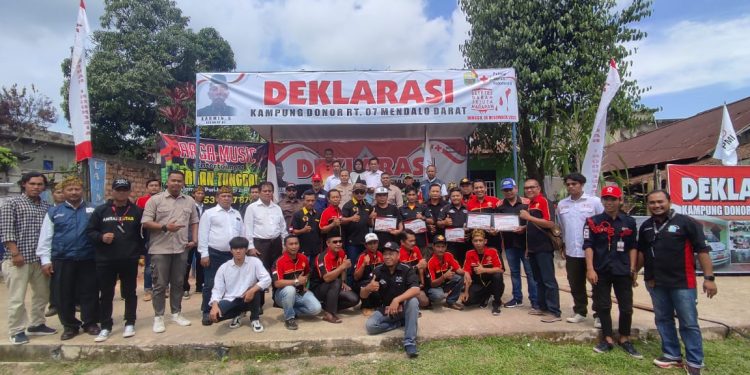 Kapolda Jambi Apresiasi Dusun Kenali Kecil di Nobatkan jadi “Kampung Donor Darah”