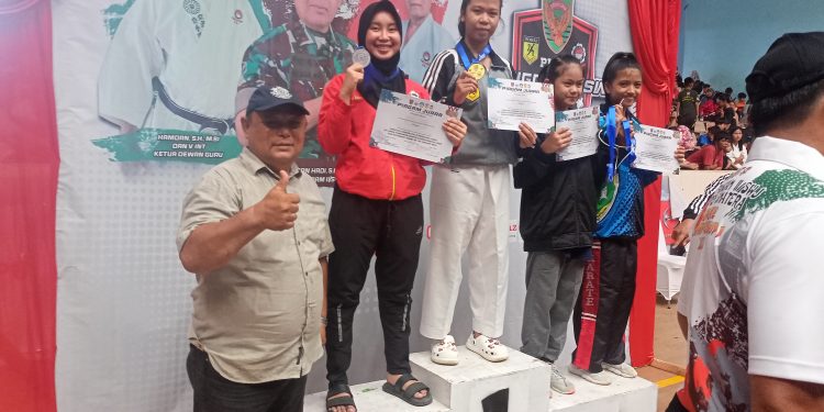 Hari Pertama,Tim Inkado Raih Medali di Kejuaraan Karate Piala Pangdam II/ Sriwijaya 