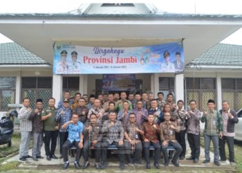 Sekda Menghadiri Kegiatan Pemilihan Forum Kepala Desa Muaro Jambi