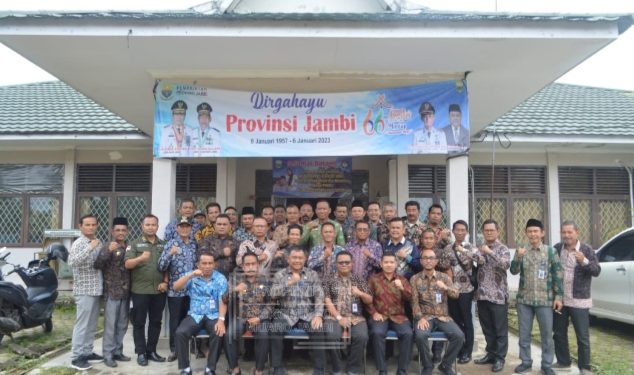 Sekda Menghadiri Kegiatan Pemilihan Forum Kepala Desa Muaro Jambi