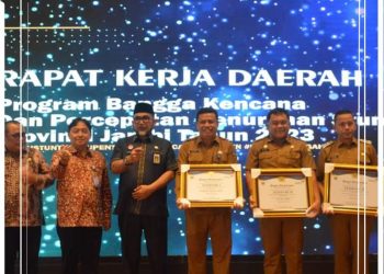 Muaro Jambi Raih Penghargaan Terbaik II dalam Upaya Menurunkan Stunting di Provinsi Jambi