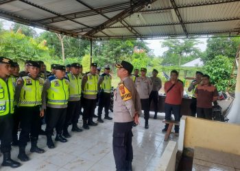 AKBP Muharman Artha Pimpin Apel Pengamanan dan Antisipasi Aksi Pendudukan Lahan 