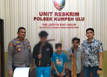 Bawa Sajam, Bocil Dua Desa di Kumpeh Ulu Nyaris Tawuran