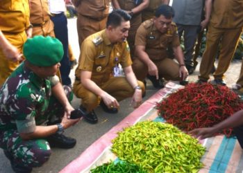 TPID Muaro Jambi Sidak Ke Pasar Tradisional Sengeti, Sejumlah Bahan Pokok Masih Stabil
