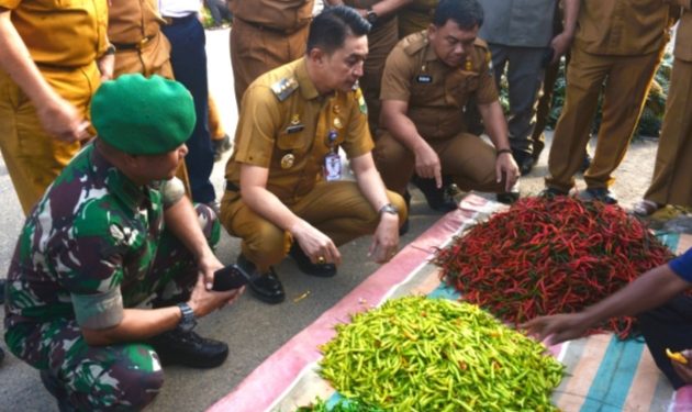 TPID Muaro Jambi Sidak Ke Pasar Tradisional Sengeti, Sejumlah Bahan Pokok Masih Stabil