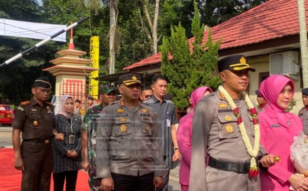 Pj. Bupati Hadiri Serah Terima Kapolres Muaro Jambi