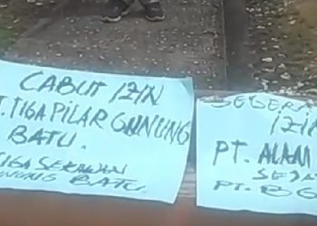 Sejumlah Aktivis Jambi Desak Izin Perusahaan Tambang ‘Barok Group’ Dicabut