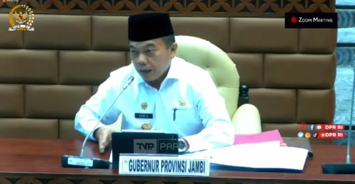 Gubernur Jambi Rapat Bersama Komisi V DPR RI Terkait Percepatan Pembangunan Jalan Khusus Truk Batubara 