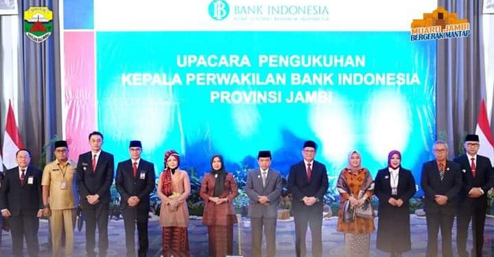 Bachyuni Deliansyah Hadiri Pengukuhan Kepala Perwakilan BI Provinsi Jambi