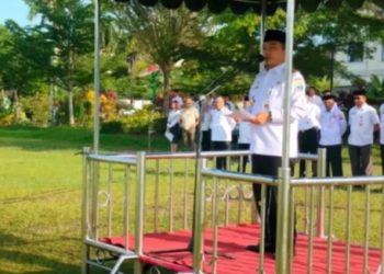 Gubernur Al Haris Pimpin Apel Kedisiplinan ASN Pasca Libur Lebaran