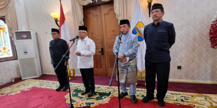 Didepan Wapres Ma’ruf Amin, Gubernur Al Haris Nyatakan Dukungan Perkembangan Ekonomi Syariah