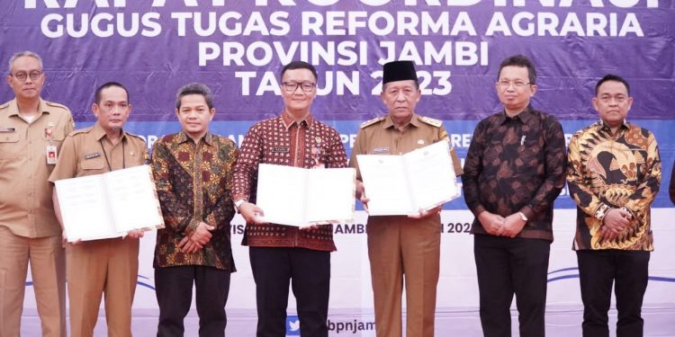 Wagub Abdullah Sani Buka Rakor Gugus Tugas Reforma Agraria Provinsi Jambi Tahun 2023