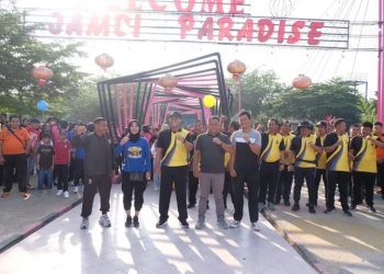 Sekda Budhi Hartono Ikuti Jalan Santai HUT Bhayangkara Ke-77