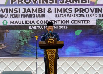Halal Bihalal HKKN, Wagub Abdullah Sani Ajak Masyarakat Kerinci Berpartisipasi Membangun Jambi 