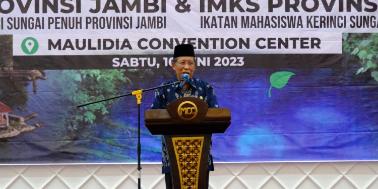 Halal Bihalal HKKN, Wagub Abdullah Sani Ajak Masyarakat Kerinci Berpartisipasi Membangun Jambi 